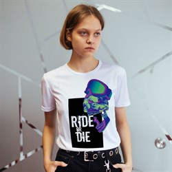 Футболка "Ride or die", женская - фото 5311