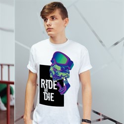 Футболка "Ride or die", мужская - фото 5385
