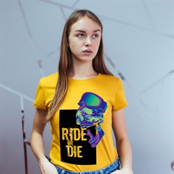 Футболка "Ride or die", женская