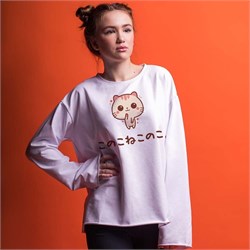 Фуфайка длинный рукав "Это котёнок", унисекс 1821